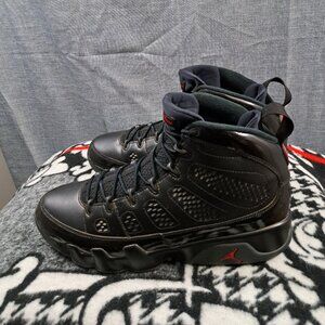 Size 13 Nike Air Jordan 9 Retro Bred Men 302370-014 Black Red
